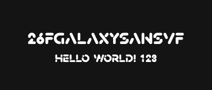 26FGalaxySansVF