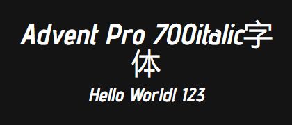 Advent-Pro-700italic