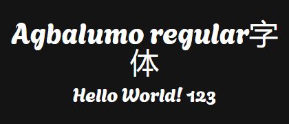Agbalumo-regular