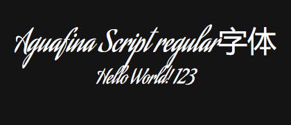 Aguafina-Script-regular