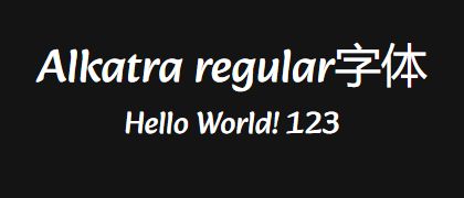 Alkatra-regular