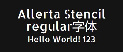 Allerta-Stencil-regular