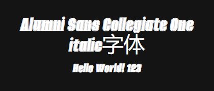 Alumni-Sans-Collegiate-One-italic