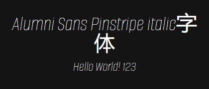 Alumni-Sans-Pinstripe-italic
