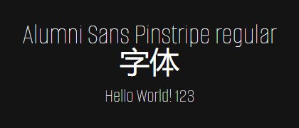 Alumni-Sans-Pinstripe-regular