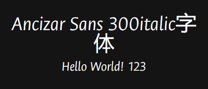 Ancizar-Sans-300italic