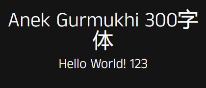 Anek-Gurmukhi-300