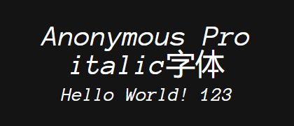 Anonymous-Pro-italic