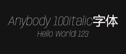Anybody-100italic