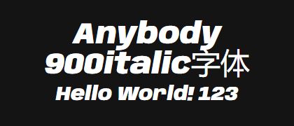 Anybody-900italic