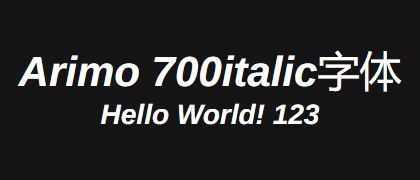 Arimo-700italic