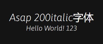 Asap-200italic