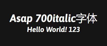 Asap-700italic