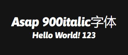 Asap-900italic
