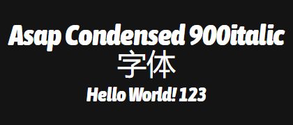 Asap-Condensed-900italic