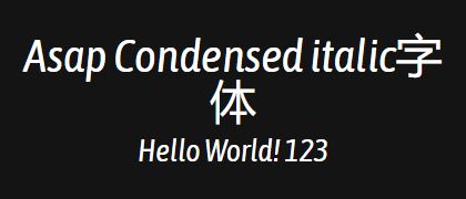 Asap-Condensed-italic