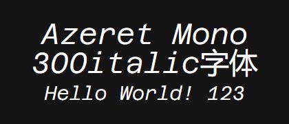 Azeret-Mono-300italic