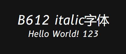 B612-italic