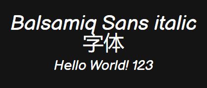 Balsamiq-Sans-italic