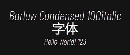 Barlow-Condensed-100italic