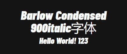 Barlow-Condensed-900italic