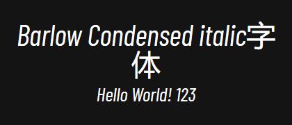 Barlow-Condensed-italic
