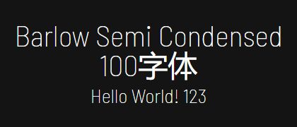 Barlow-Semi-Condensed-100