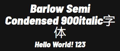 Barlow-Semi-Condensed-900italic
