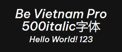 Be-Vietnam-Pro-500italic