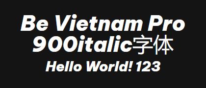 Be-Vietnam-Pro-900italic