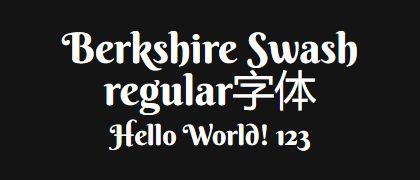 Berkshire-Swash-regular