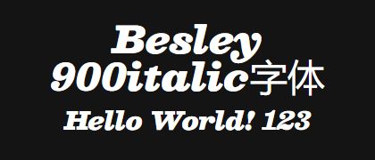 Besley-900italic