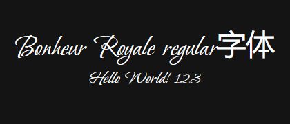 Bonheur-Royale-regular