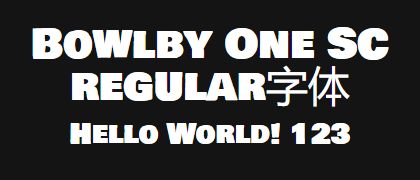 Bowlby-One-SC-regular