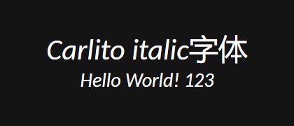 Carlito-italic