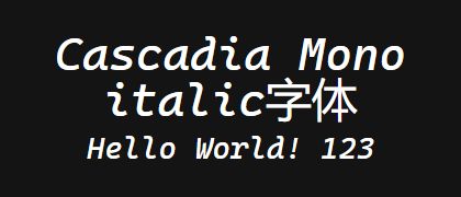 Cascadia-Mono-italic