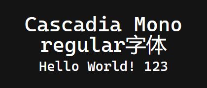 Cascadia-Mono-regular