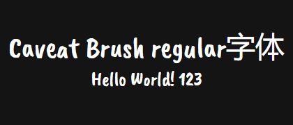 Caveat-Brush-regular