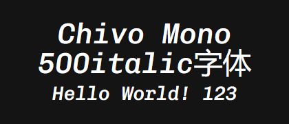 Chivo-Mono-500italic