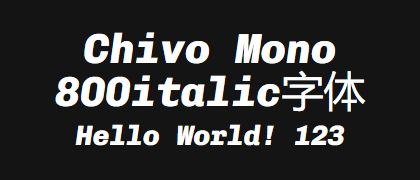 Chivo-Mono-800italic