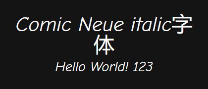 Comic-Neue-italic