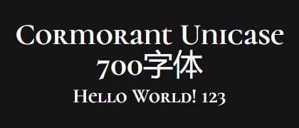 Cormorant-Unicase-700