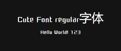 Cute-Font-regular