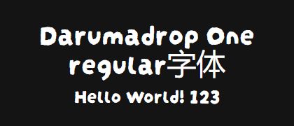 Darumadrop-One-regular