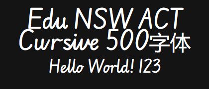 Edu-NSW-ACT-Cursive-500