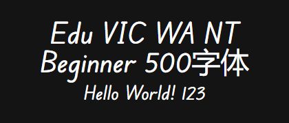 Edu-VIC-WA-NT-Beginner-500