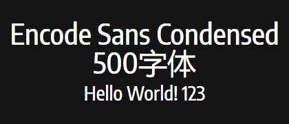 Encode-Sans-Condensed-500