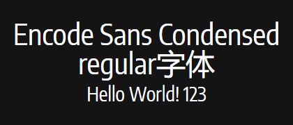 Encode-Sans-Condensed-regular