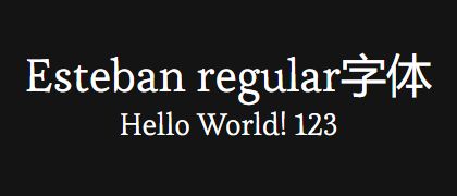 Esteban-regular