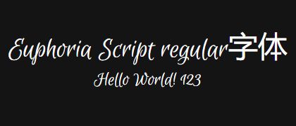 Euphoria-Script-regular